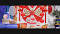 create 3d animation overlay background video