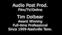 audio post mixing for corporate video films TV online shows