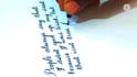 handwrite your letter in my neat cursive calligraphy style