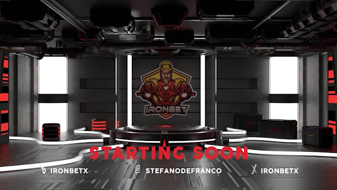 design custom animated kick and twitch overlay stream package