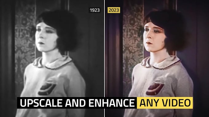 upscale, enhance, restore videos with ai engine or manually