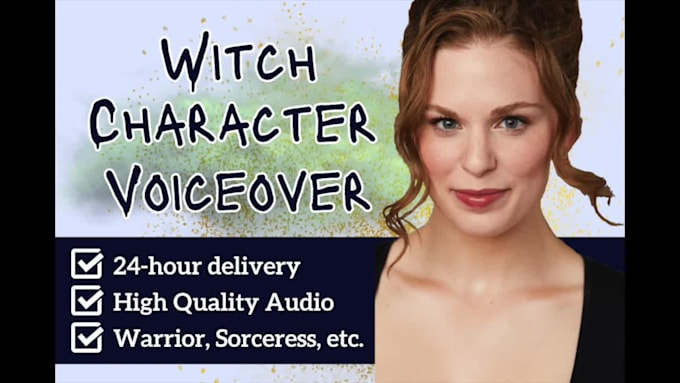record a witch character voiceover