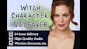 record a witch character voiceover