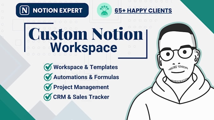 build custom notion workspace, template, and automation