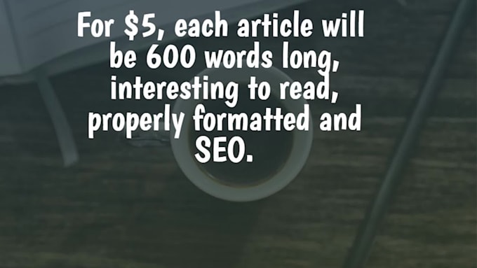 write an article or blog post for you