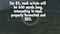 write an article or blog post for you