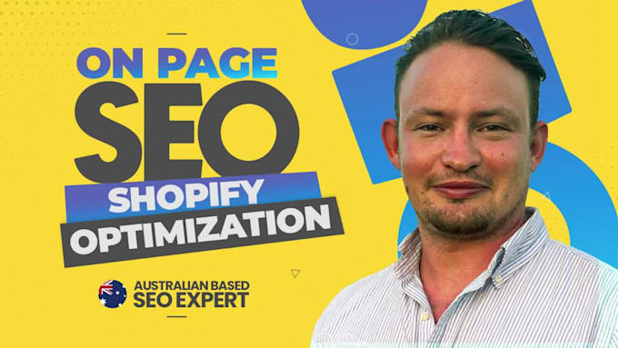 optimize onpage, offpage and tech SEO for your shopify store