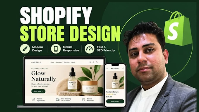 do shopify store design, shopify website design and redesign