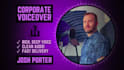 record a bold, confident, engaging corporate voiceover