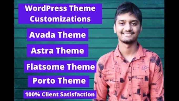 design wordpress website by avada, astra pro, flatsome, porto theme