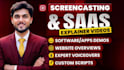 create HD saas explainer video with screencast tutorial