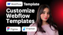 customize webflow template to build your website