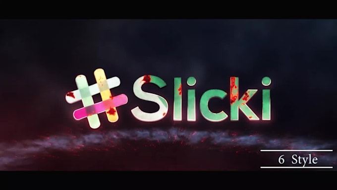 make typography script and text based logo with animation