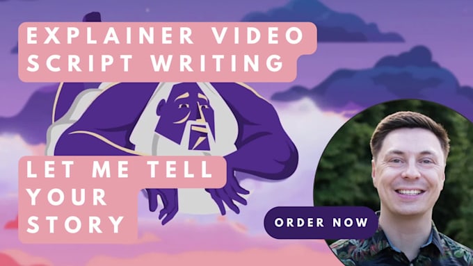 write your explainer video script in german or english
