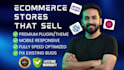 design, build, fix custom wordpress ecommerce woocommerce website and store shop