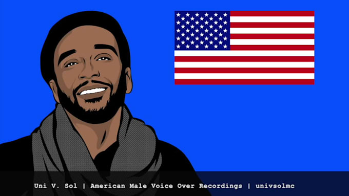 record an urban male voice over for commercial and TV