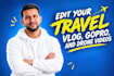 edit your travel, vlog, gopro, and drone videos