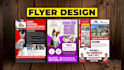 design professional flyer, poster and post card design
