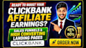 create clickbank affiliate marketing website and clickfunnel