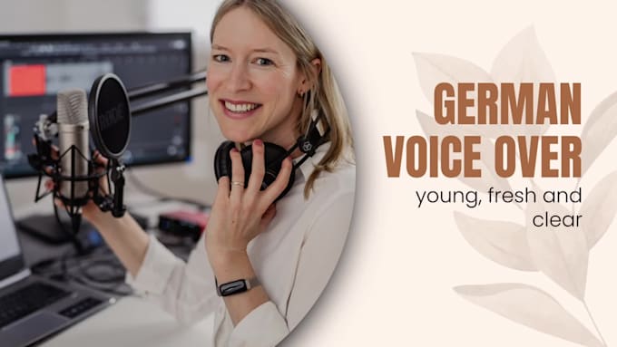 record a female german voiceover