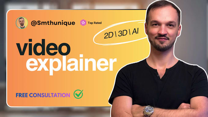 create a high end ai video explainer and neural motion graphics