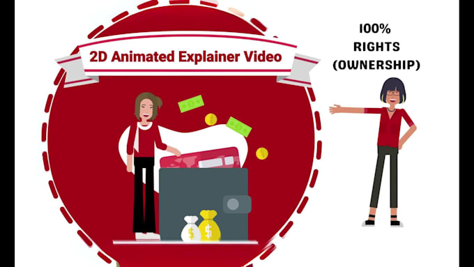 Create 2d animated explainer video for your business marketing and ...