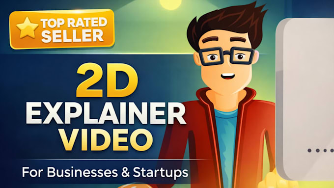 create professional 2d animated explainer videos