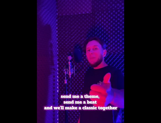 write, rap, sing in french on your beat