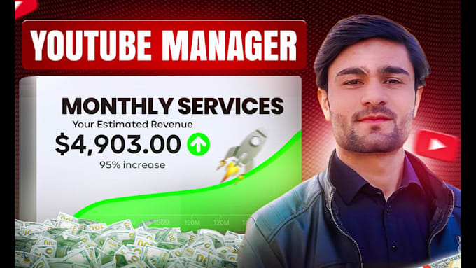 be your channel manager and youtube video editor