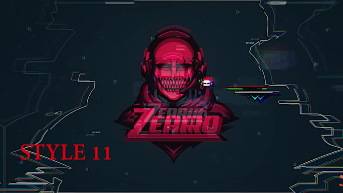 make 9 glitch style intro