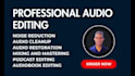 do audio editing, clean up, fix, repair audio or video files