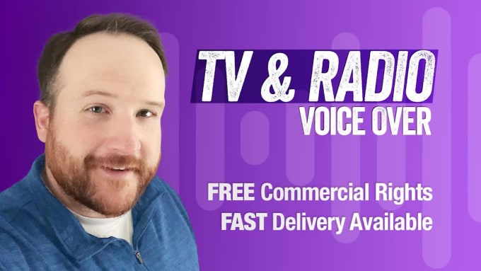 Record an american male voice over for your tv or radio commercial by  Mclaug43 | Fiverr