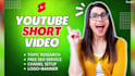 create youtube shorts channel with 50 videos