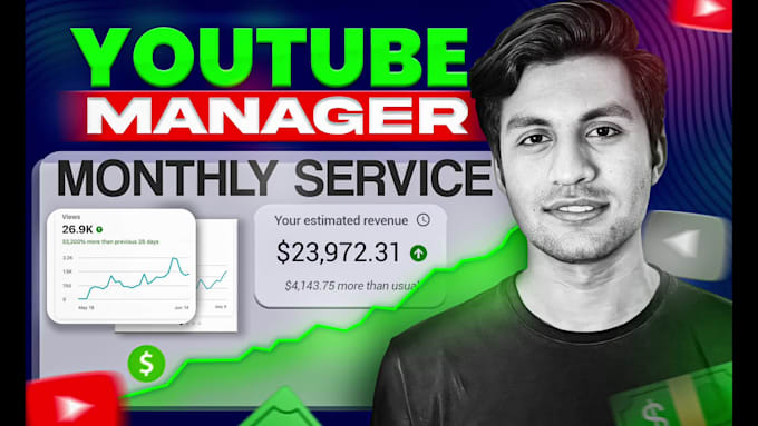 be your youtube manager for video SEO and channel growth