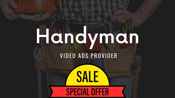 do handyman service or home constructor video ad promo