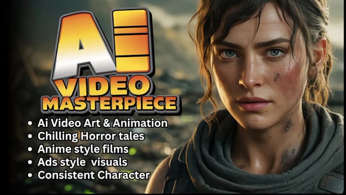 create ai avatar, ai video art, article to video with voice over
