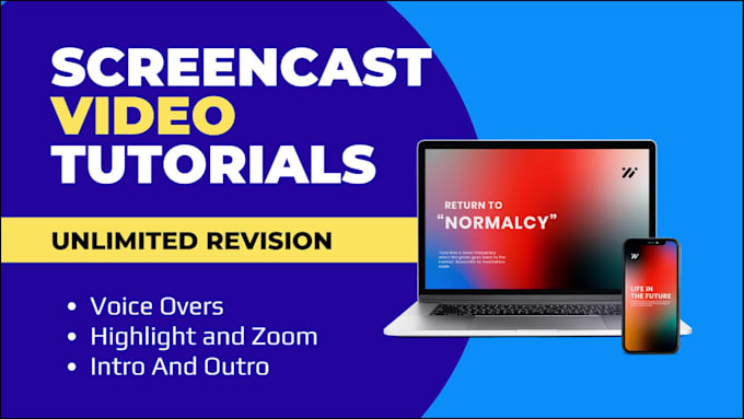 do screencast how to use website or app tutorial video
