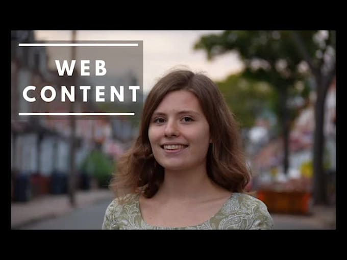 write copy or content for your website