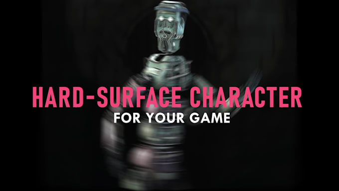 do game ready hard surface character with renders
