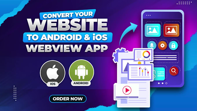 convert wordpress website to app, ios app and android app webview, app developer