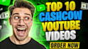 make top 10 cash cow youtube videos with professional editing