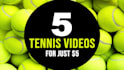 make all 5 tennis logo intro video