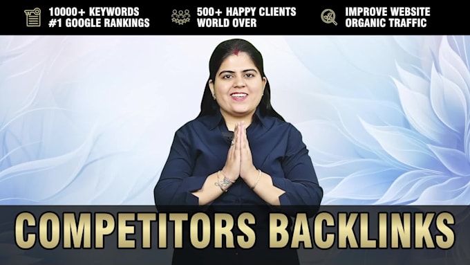 create competitor backlinks on high da site