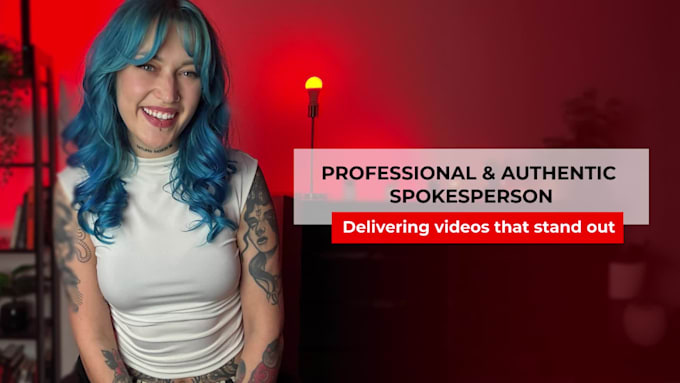 be your tattooed video spokesperson ugc