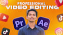 do professional and engaging video editing for youtube
