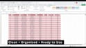 clean data and format excel spreadsheets