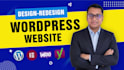 design, redesign and build responsive wordpress website for small business