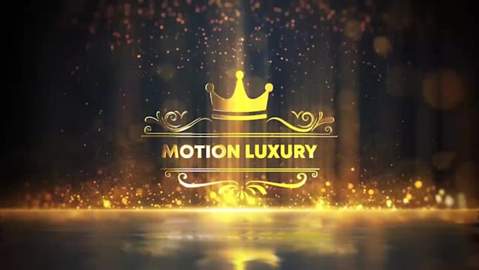 create best luxury logo reveal intro