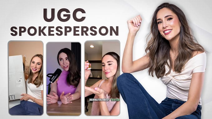 film a custom ugc video with captivating presenter