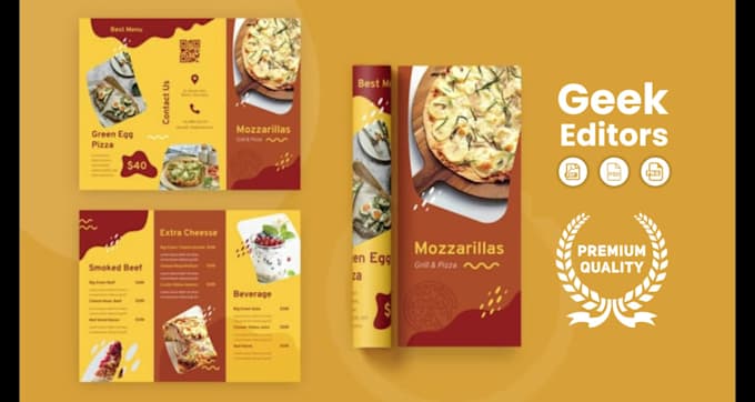 design professional product brochures
